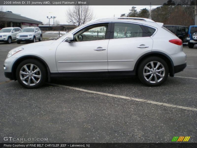 Liquid Platinum / Wheat 2008 Infiniti EX 35 Journey AWD