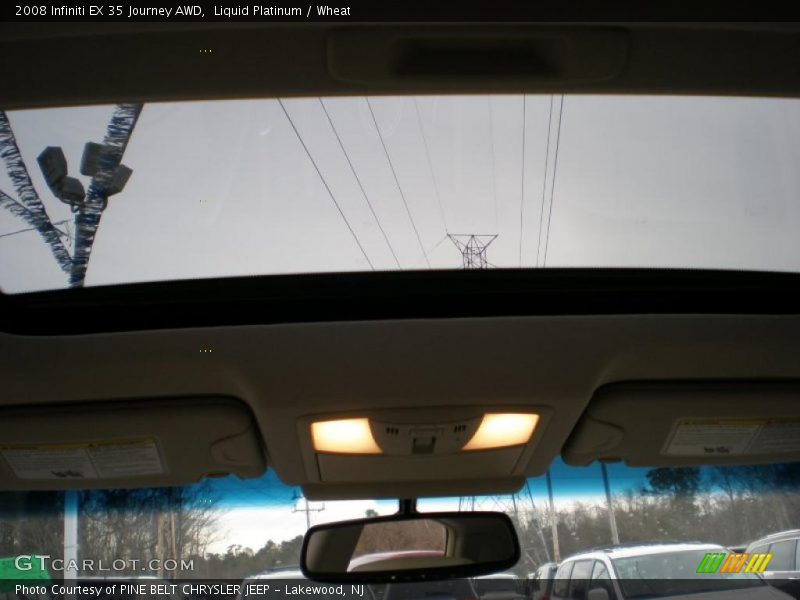 Liquid Platinum / Wheat 2008 Infiniti EX 35 Journey AWD