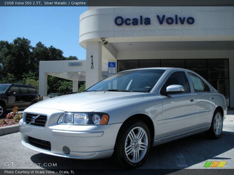 Silver Metallic / Graphite 2008 Volvo S60 2.5T