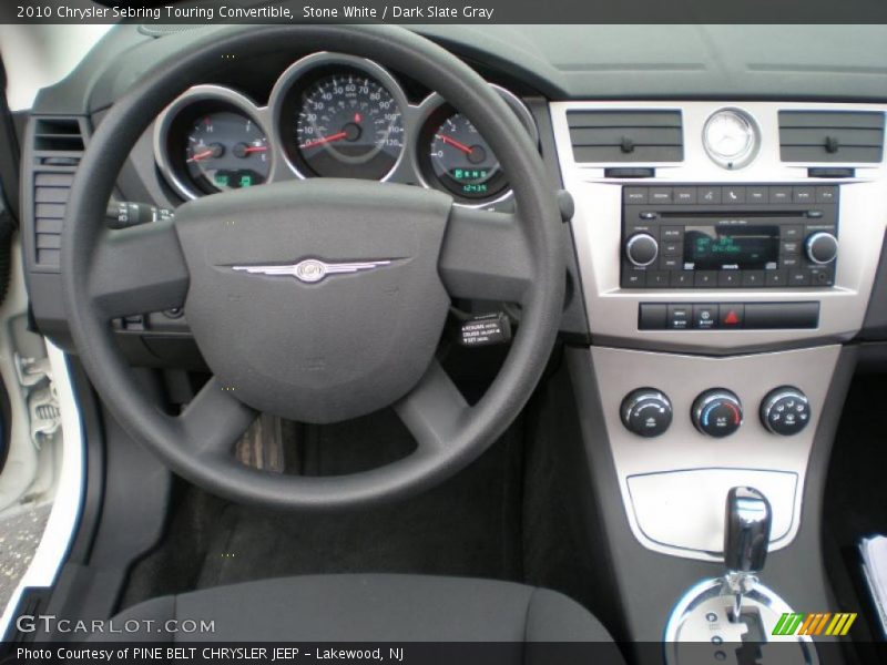Dashboard of 2010 Sebring Touring Convertible