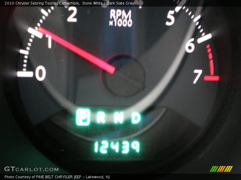 Stone White / Dark Slate Gray 2010 Chrysler Sebring Touring Convertible