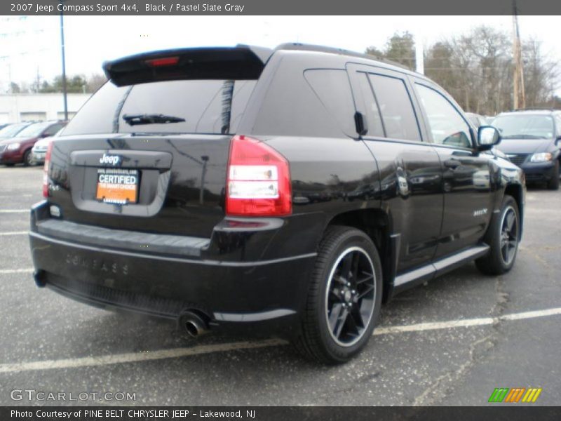 Black / Pastel Slate Gray 2007 Jeep Compass Sport 4x4