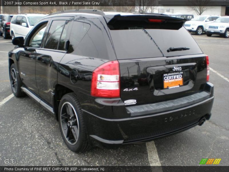 Black / Pastel Slate Gray 2007 Jeep Compass Sport 4x4