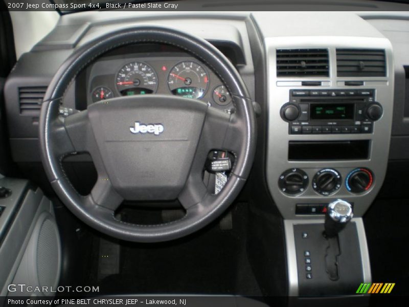 Black / Pastel Slate Gray 2007 Jeep Compass Sport 4x4