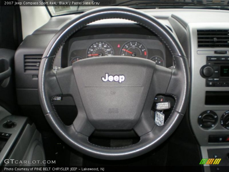 Black / Pastel Slate Gray 2007 Jeep Compass Sport 4x4