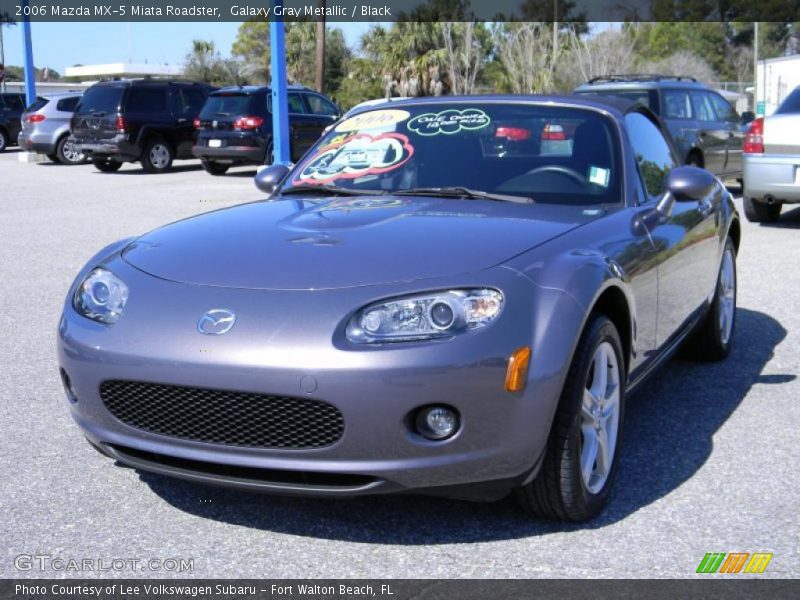 Galaxy Gray Metallic / Black 2006 Mazda MX-5 Miata Roadster