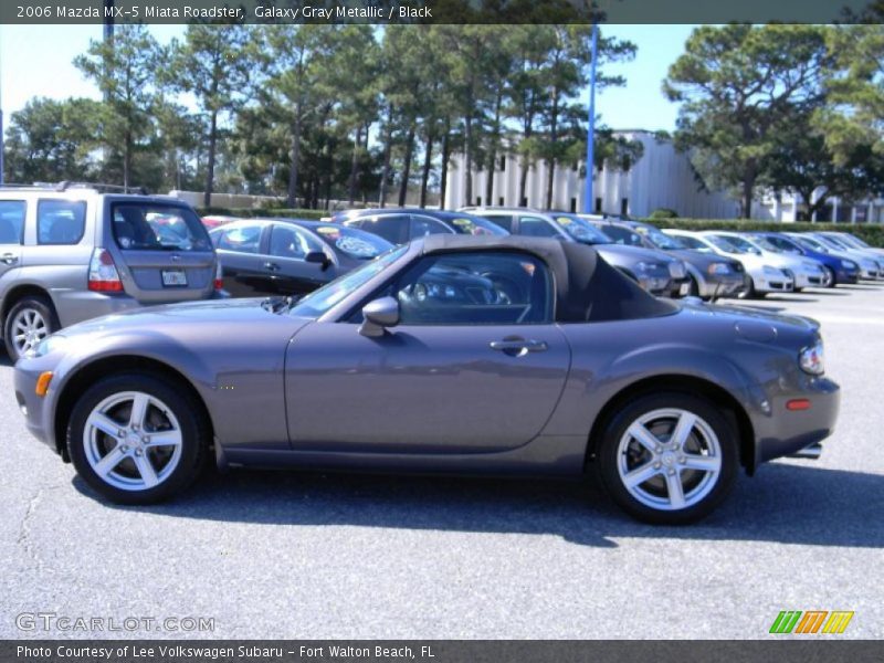 Galaxy Gray Metallic / Black 2006 Mazda MX-5 Miata Roadster
