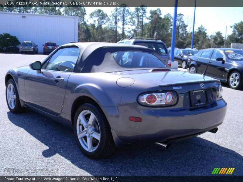 Galaxy Gray Metallic / Black 2006 Mazda MX-5 Miata Roadster