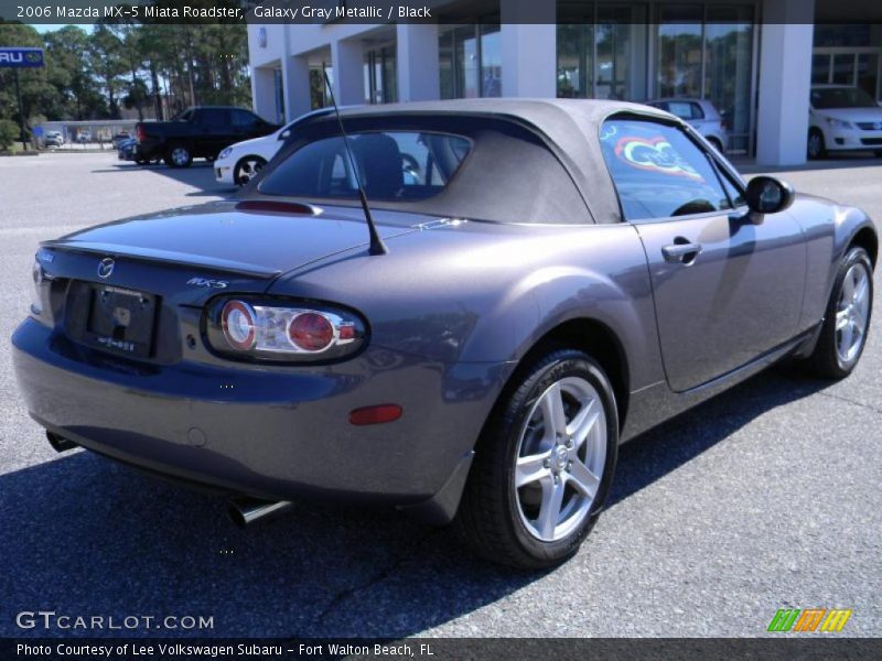 Galaxy Gray Metallic / Black 2006 Mazda MX-5 Miata Roadster
