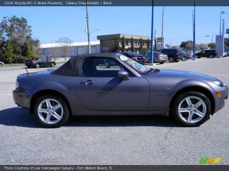 Galaxy Gray Metallic / Black 2006 Mazda MX-5 Miata Roadster