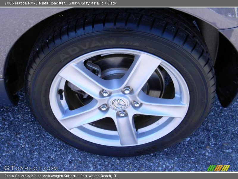 Galaxy Gray Metallic / Black 2006 Mazda MX-5 Miata Roadster