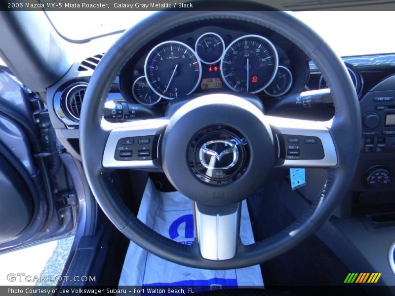 Galaxy Gray Metallic / Black 2006 Mazda MX-5 Miata Roadster