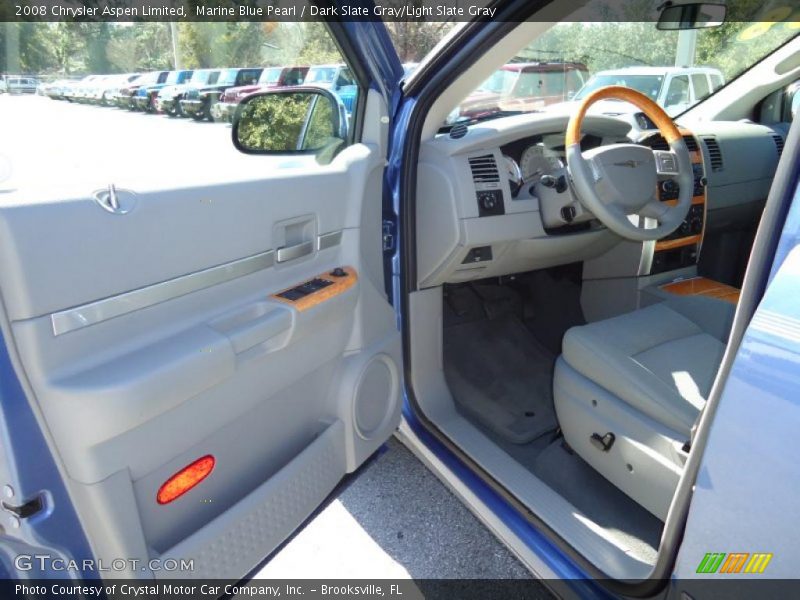 Marine Blue Pearl / Dark Slate Gray/Light Slate Gray 2008 Chrysler Aspen Limited