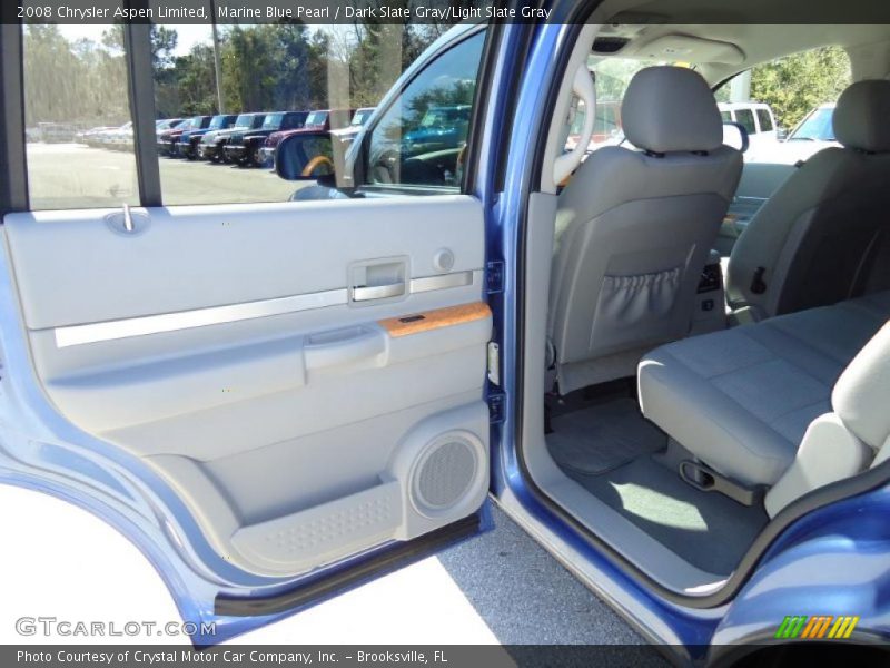 Marine Blue Pearl / Dark Slate Gray/Light Slate Gray 2008 Chrysler Aspen Limited