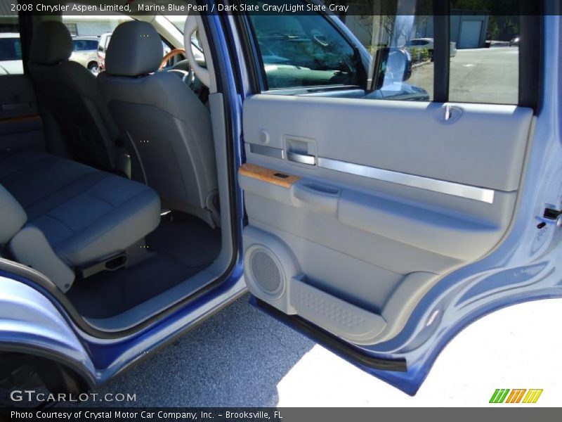 Marine Blue Pearl / Dark Slate Gray/Light Slate Gray 2008 Chrysler Aspen Limited