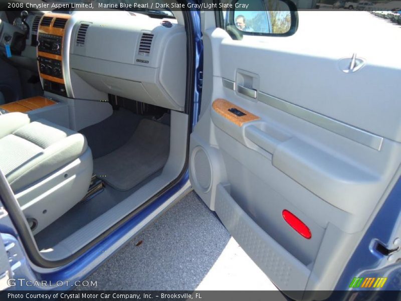 Marine Blue Pearl / Dark Slate Gray/Light Slate Gray 2008 Chrysler Aspen Limited