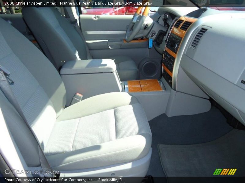 Marine Blue Pearl / Dark Slate Gray/Light Slate Gray 2008 Chrysler Aspen Limited