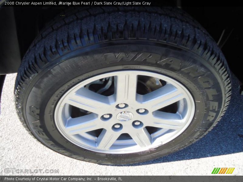 Marine Blue Pearl / Dark Slate Gray/Light Slate Gray 2008 Chrysler Aspen Limited