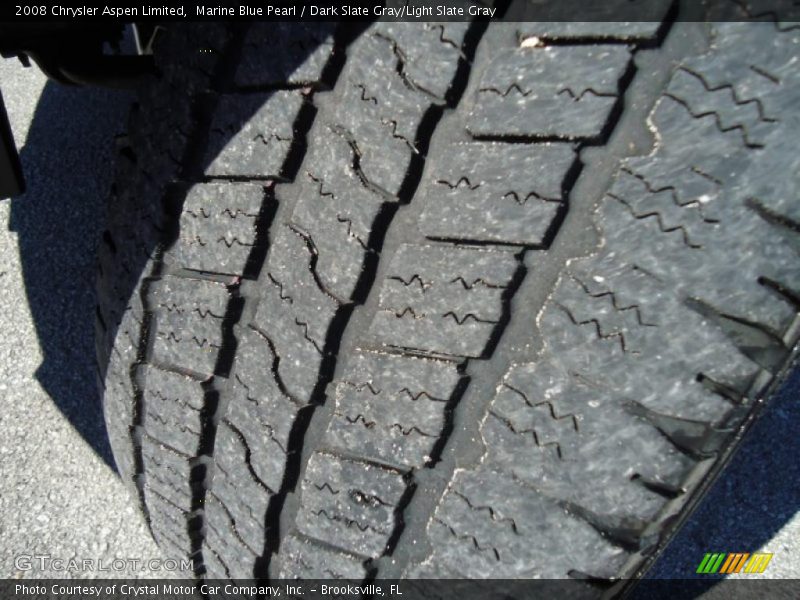 Marine Blue Pearl / Dark Slate Gray/Light Slate Gray 2008 Chrysler Aspen Limited