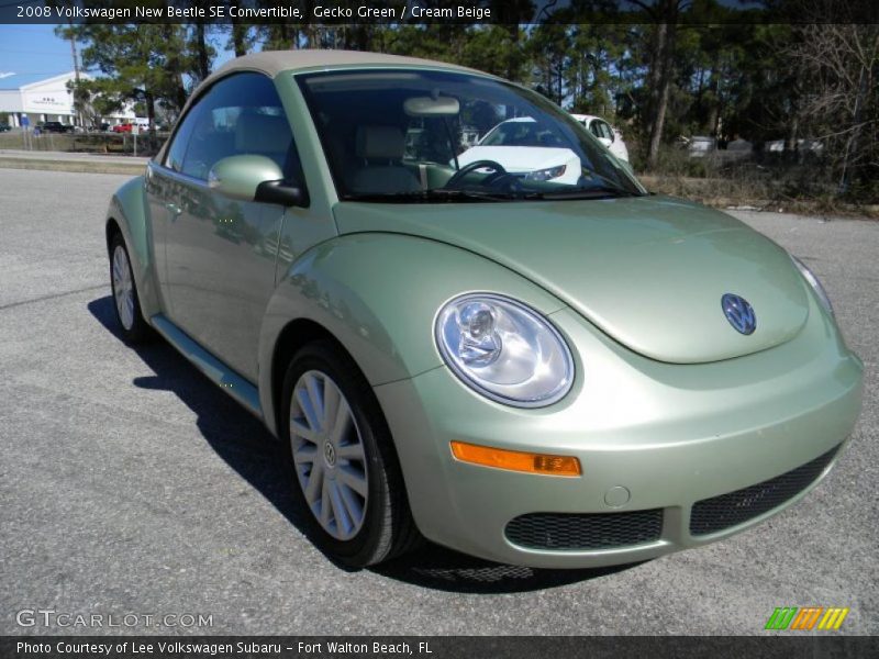  2008 New Beetle SE Convertible Gecko Green