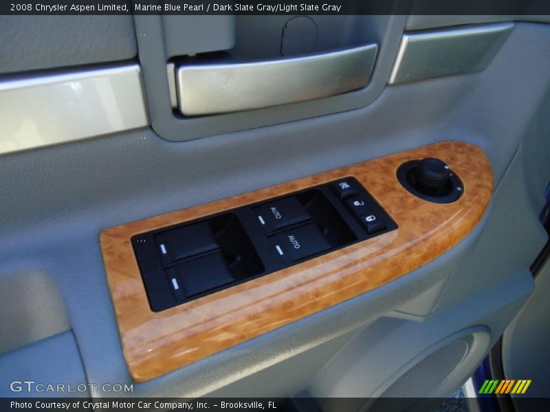 Marine Blue Pearl / Dark Slate Gray/Light Slate Gray 2008 Chrysler Aspen Limited