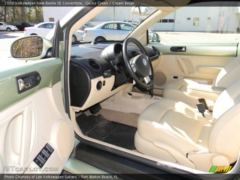  2008 New Beetle SE Convertible Cream Beige Interior