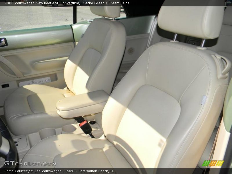  2008 New Beetle SE Convertible Cream Beige Interior