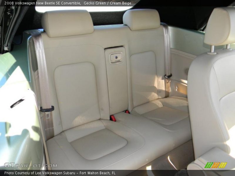 Gecko Green / Cream Beige 2008 Volkswagen New Beetle SE Convertible