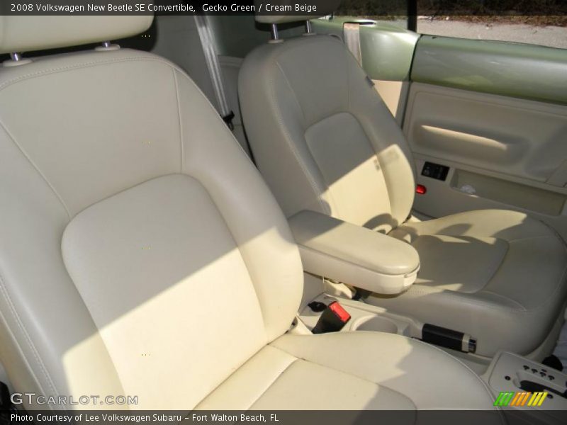 Gecko Green / Cream Beige 2008 Volkswagen New Beetle SE Convertible