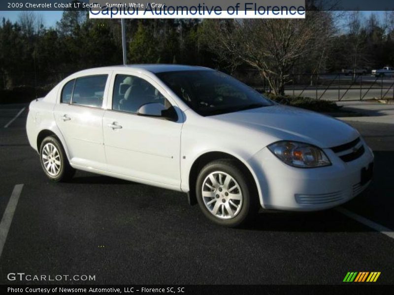 Summit White / Gray 2009 Chevrolet Cobalt LT Sedan