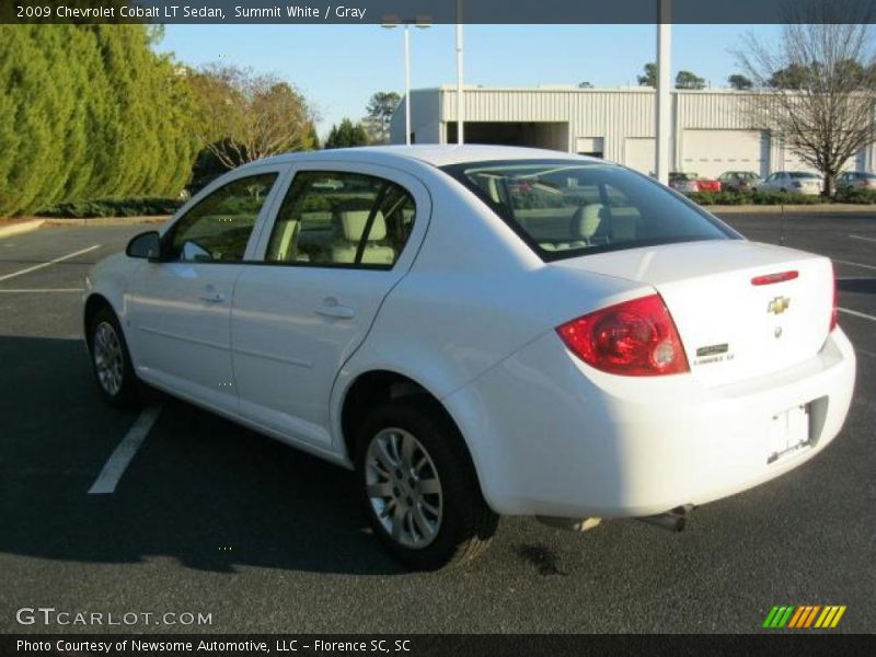Summit White / Gray 2009 Chevrolet Cobalt LT Sedan
