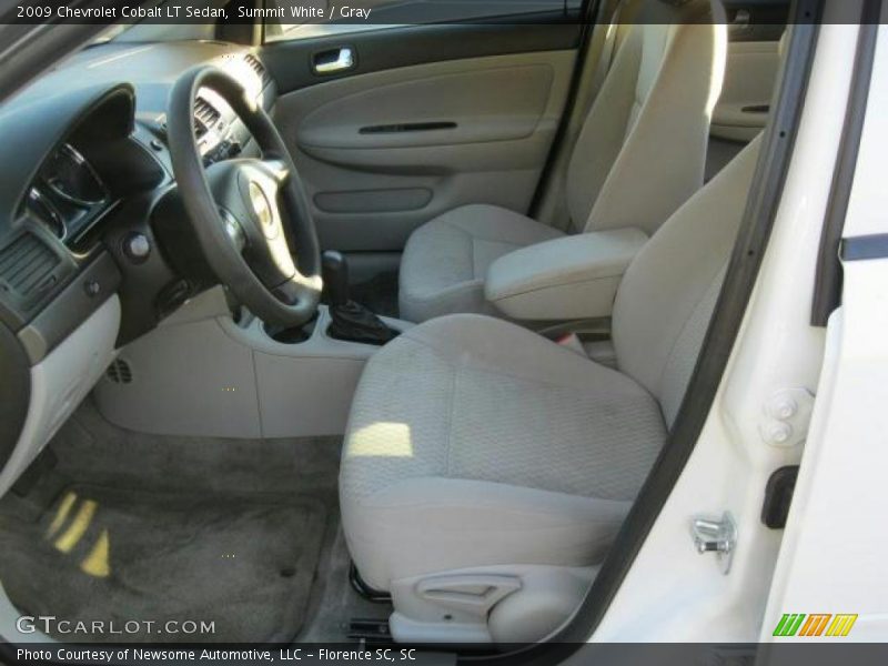 Summit White / Gray 2009 Chevrolet Cobalt LT Sedan