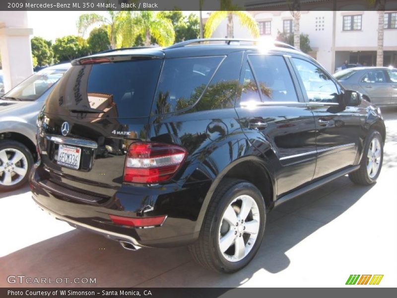 Black / Black 2009 Mercedes-Benz ML 350 4Matic