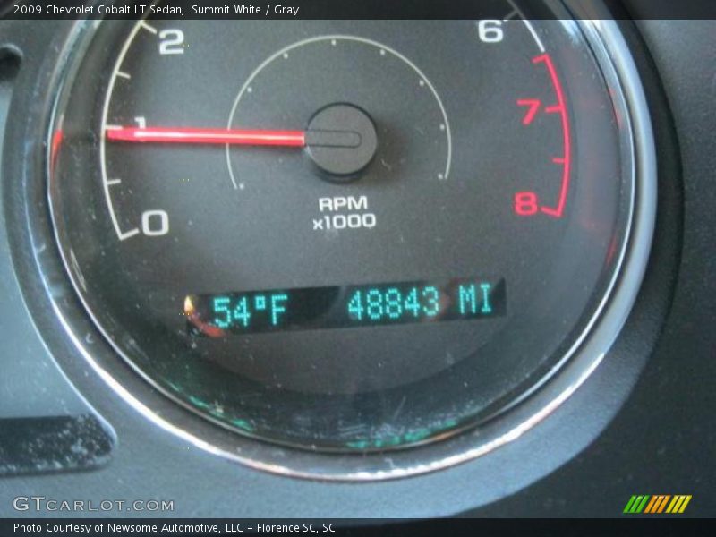 Summit White / Gray 2009 Chevrolet Cobalt LT Sedan