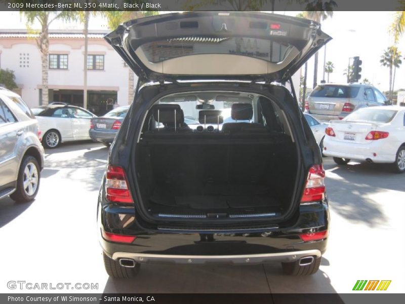 Black / Black 2009 Mercedes-Benz ML 350 4Matic