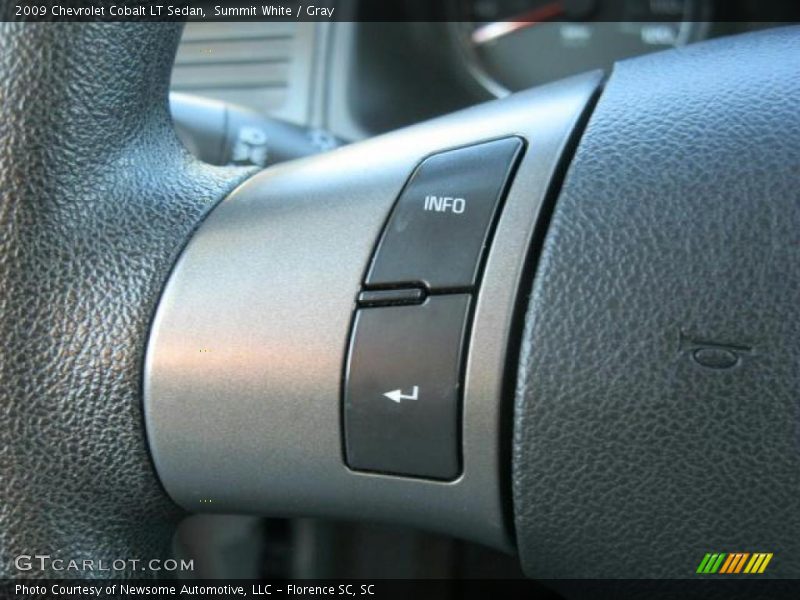 Summit White / Gray 2009 Chevrolet Cobalt LT Sedan