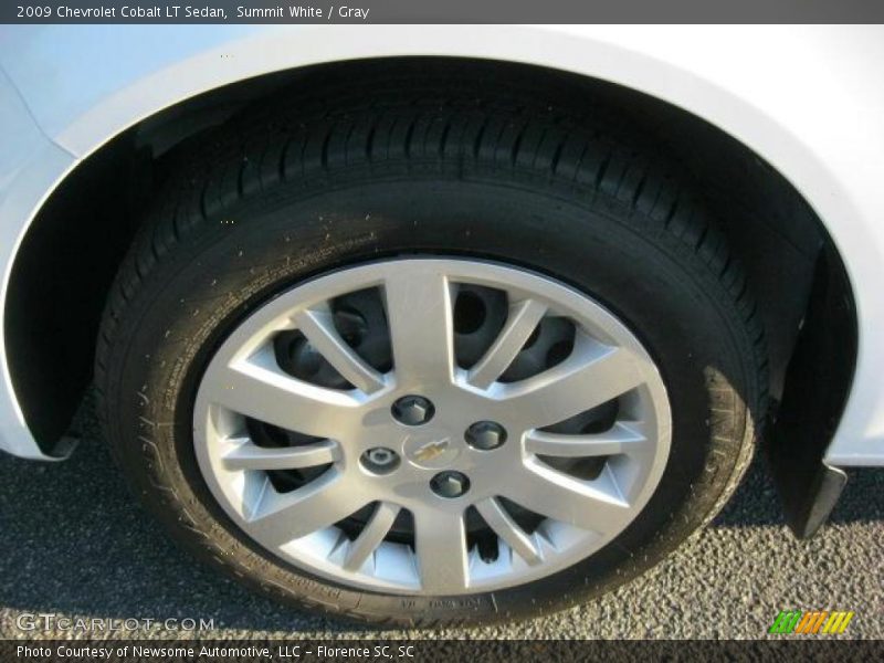 Summit White / Gray 2009 Chevrolet Cobalt LT Sedan