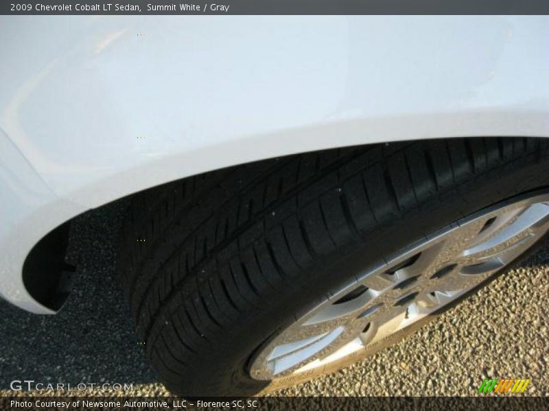 Summit White / Gray 2009 Chevrolet Cobalt LT Sedan