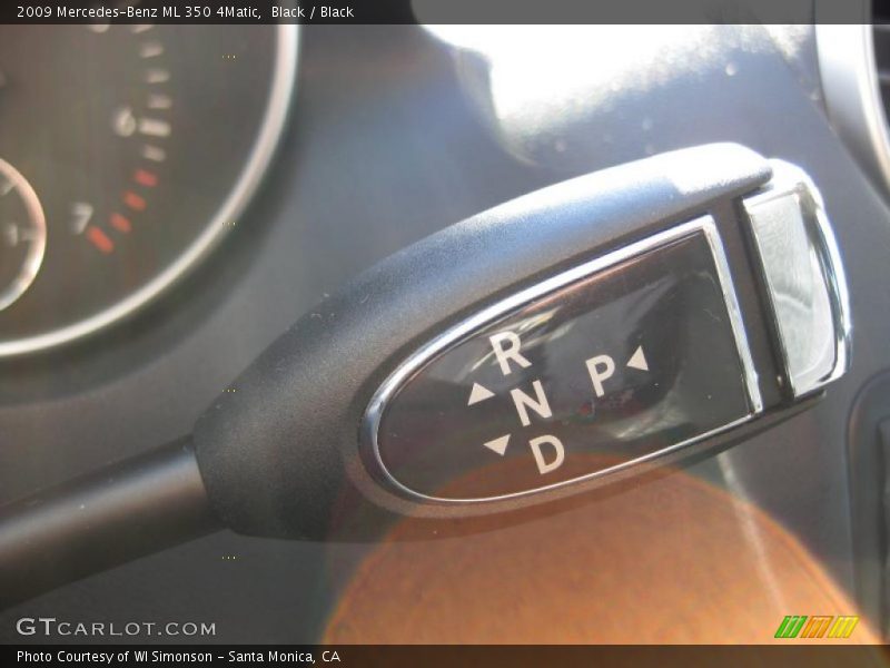 Black / Black 2009 Mercedes-Benz ML 350 4Matic