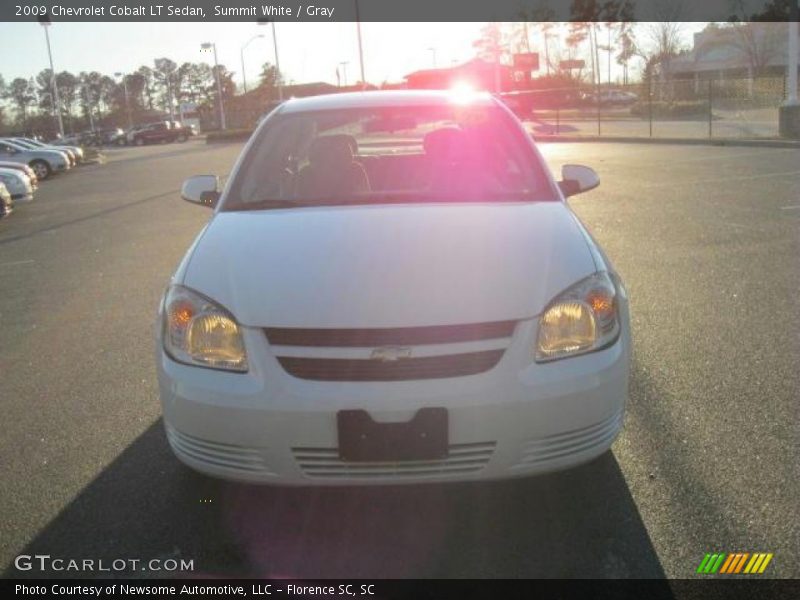 Summit White / Gray 2009 Chevrolet Cobalt LT Sedan