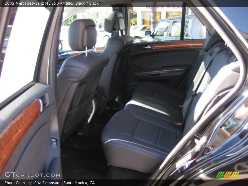 Black / Black 2009 Mercedes-Benz ML 350 4Matic