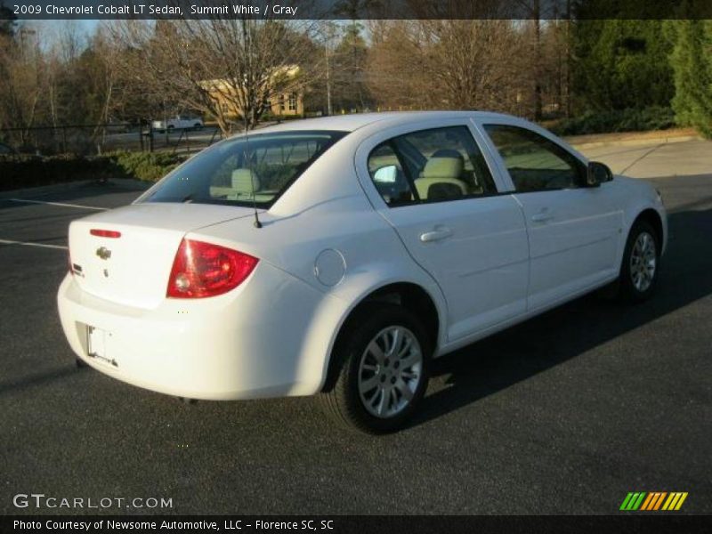 Summit White / Gray 2009 Chevrolet Cobalt LT Sedan
