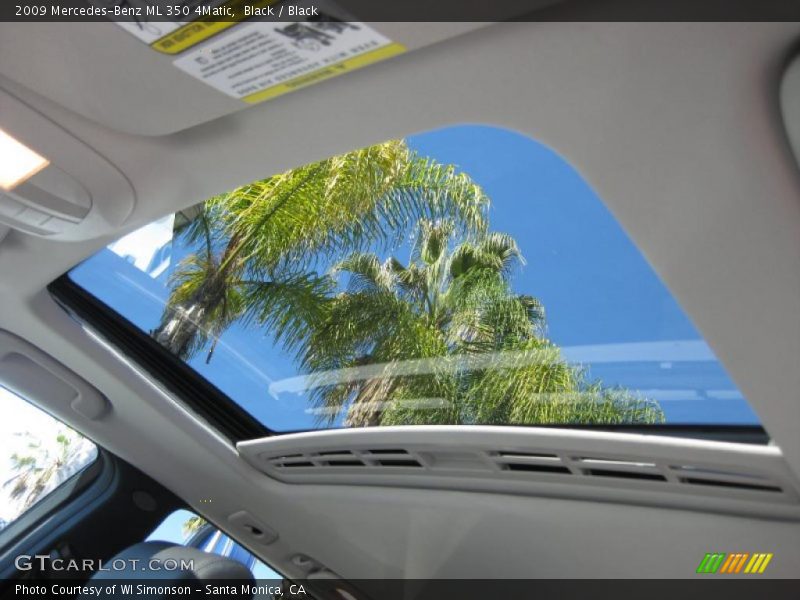 Black / Black 2009 Mercedes-Benz ML 350 4Matic