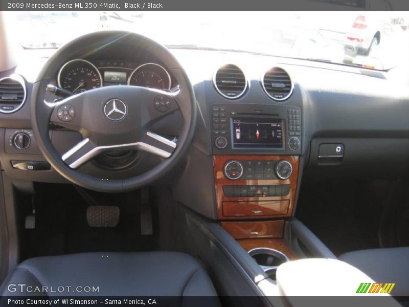 Black / Black 2009 Mercedes-Benz ML 350 4Matic