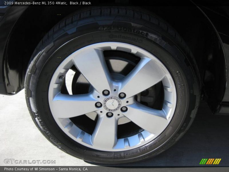 Black / Black 2009 Mercedes-Benz ML 350 4Matic