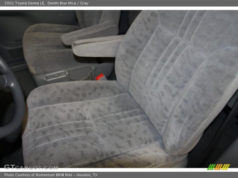 Denim Blue Mica / Gray 2001 Toyota Sienna LE
