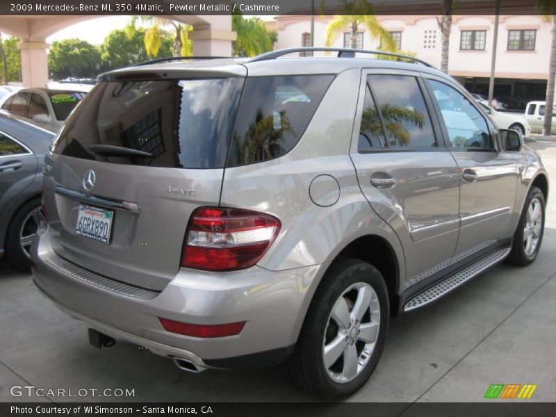 Pewter Metallic / Cashmere 2009 Mercedes-Benz ML 350 4Matic