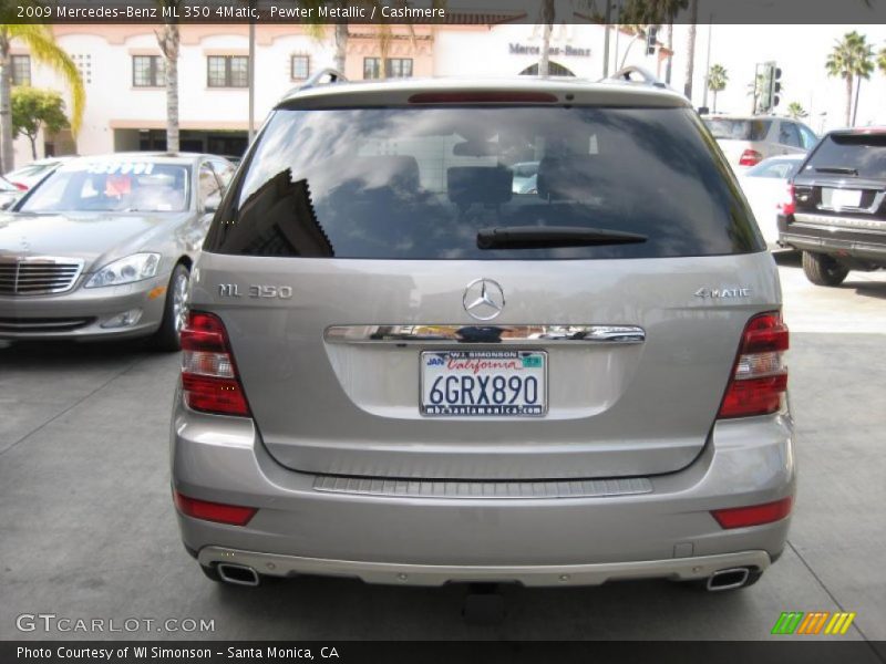 Pewter Metallic / Cashmere 2009 Mercedes-Benz ML 350 4Matic