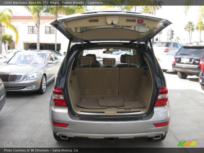 Pewter Metallic / Cashmere 2009 Mercedes-Benz ML 350 4Matic