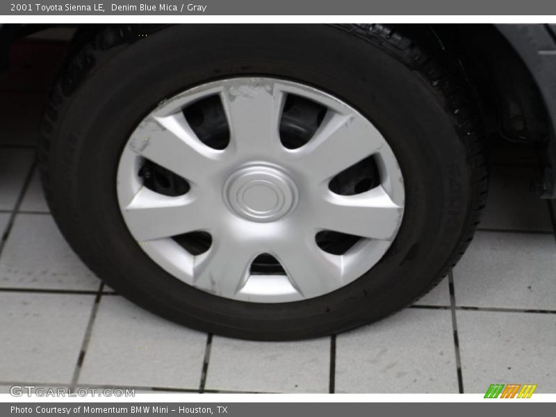 Denim Blue Mica / Gray 2001 Toyota Sienna LE